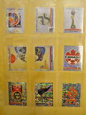 Panini Fußball Frauen WM 2015 - Glitzer/Wappen-Set alle 29 komplett ungeklebt
