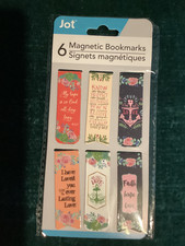 BNIB New 6 Magnetic Bookmarks