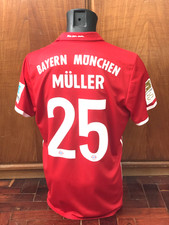 Bayern Munchen 16/17 Home TRIKOT #25 Müller ADIDAS Oficial Gross M Bundesliga