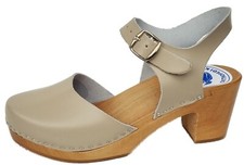 Holz clogs pantolette sandalen - holz,
