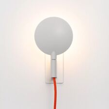 Wandleuchte, Mawa, weiß, Kabel orange, maggy 1, Leuchte,