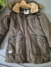 KangaRoos Daunenjacke Damen Gr. 44 in braun mit Kapuze