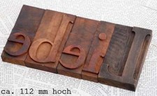 ♥ LIEBE Buchstaben Holzlettern Lettern Wort letterpress wooden type Drucklettern