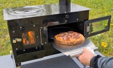 Garten-Backofen mit Herdplatte