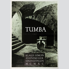 TUMBA. Klaus Simon. Ausstellungsplakat Sindelfingen 1990