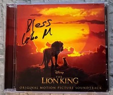 ORIGINAL Autogramm von Lebo M. Auf CD Cover. THE LION KING. Hans Zimmer Band