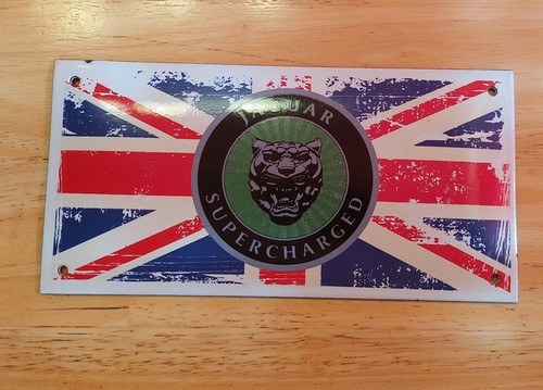 Jaguar supercharged flagge - jaguar,