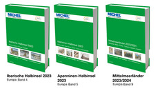 MICHEL Briefmarken Katalog Europa Set 2023 Südeuropa (E4, E 5, E 9)