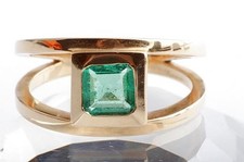 Smaragd Ring 0,61ct 750 18K