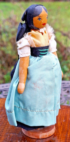 Trachten puppe holz figur - puppe,