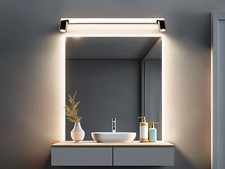 LED Wand Badlampe über