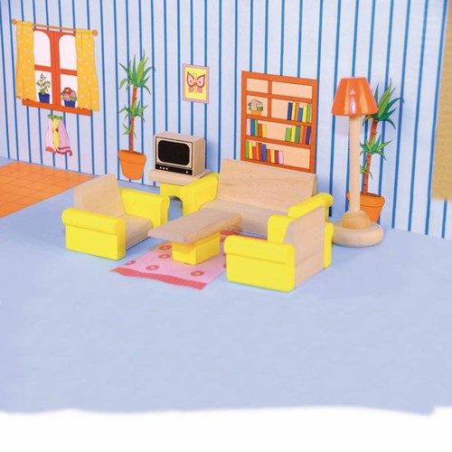 Kinder puppenhaus wohnzimmer - puppenhaus,