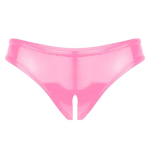 Damen slip wetlook panties - slip,
