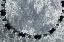 Perlenkette schwarze