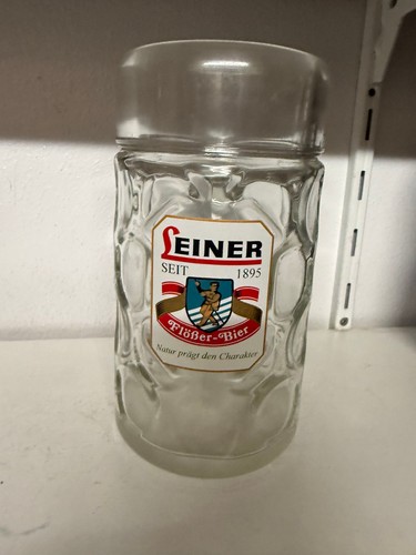 Masskrug glas leiner - 1l,