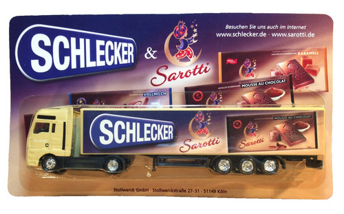 Werbetruck lkw man - tg, sarotti
