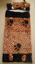 * Kinderschlafsack * Giraffe * Plüsch * Mit Kopfkissen * Guter Zustand *