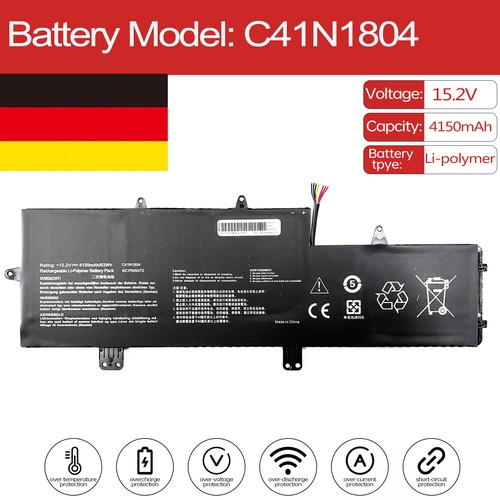 C41n1804 akku for asus - c41n1804,