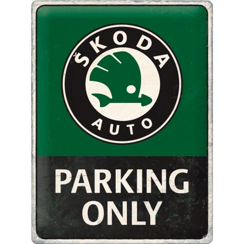 Skoda parking only - parking, auto