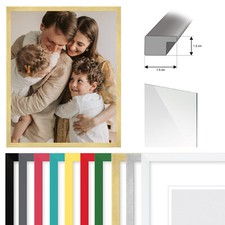 Bilderrahmen 10x15 cm bis 50x70 cm Fotorahmen 10 Farben und 9 Größen zur Auswahl