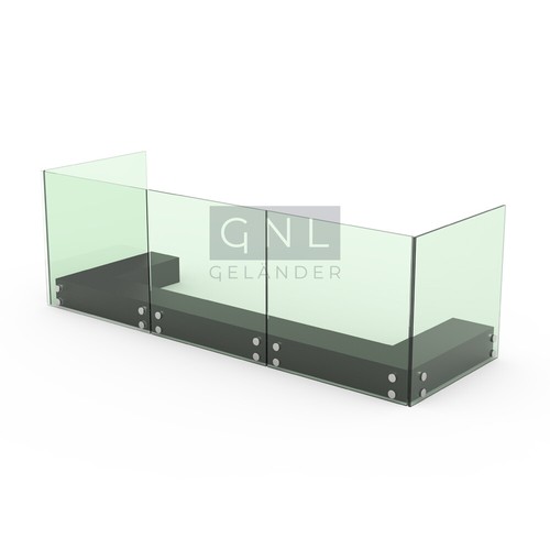 Gnl glasgeländer balkon - glasgeländer,