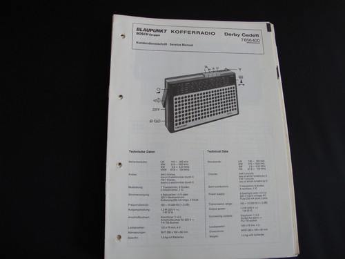 Original service manual - service,