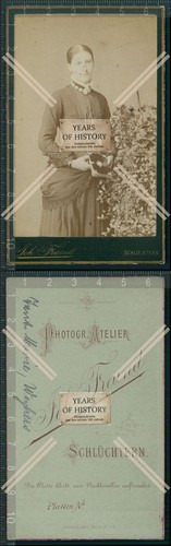Cdv foto dame - foto, mit