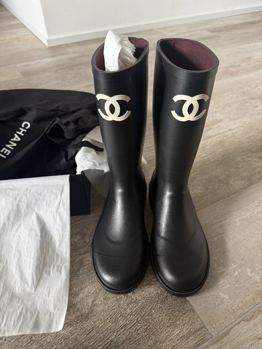 Chanel rain boots damen - chanel,