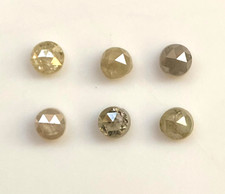 0.19 Karat 6 Stück Runde Form