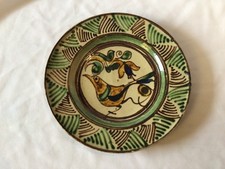 Keramik Wand Teller Handbemalt