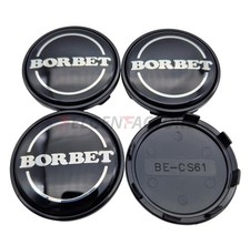 4x Borbet Nabendeckel 61mm
