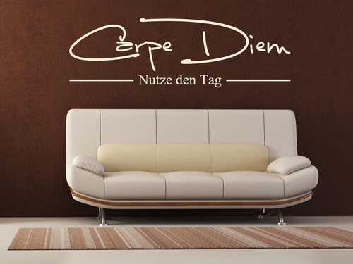 S057 wandtattoo carpe diem - s057, "carpe