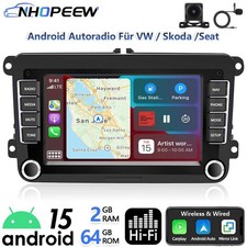 Für VW Touran 1T1 1T2 1T3 2003-2010 Android Radio Apple Carplay GPS Kamera SWC