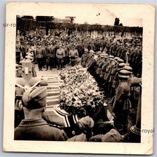 Wehrmacht Beerdigung Soldatengrab Soldatenfriedhof - WK2 Foto 6x6cm