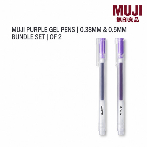 Muji lila gelstifte mm - muji,