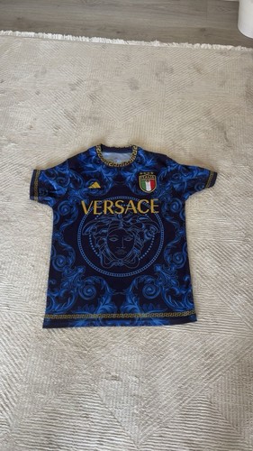 Versace herren shirt - t-shirt, blau