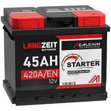 Autobatterie langzeit 12v 45ah - autobatterie,