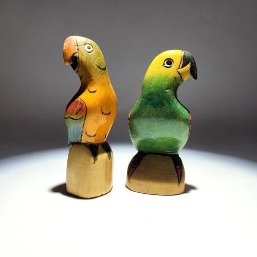 Papageienfiguren aus holz - papageienfiguren,