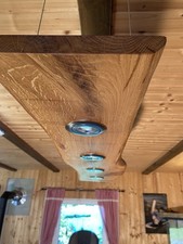 Pendelleuchte Hängelampe Eiche 4 Flammig LED IP20 Deckenlampe Wohnzimmerlampe