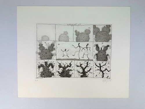 Lithographie walter schmögner - lithographie,