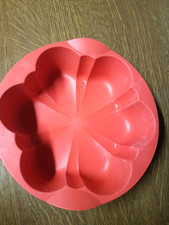 Tupperware 2 x Silikon Backform Blüte rund  22,5 cm, Obstbodenform 29 cm