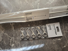 ⚜️ Ikea Küchenleiste 79 + 5 Haken SET Relingleiste Hakenleiste Aufhängeleiste 