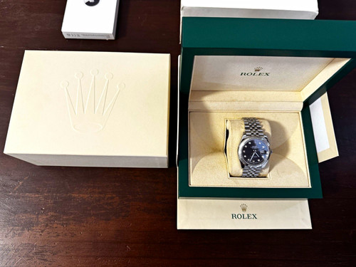 Rolex datejust weissgold - 41, mm