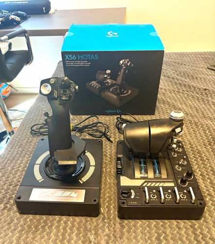 Logitech x56 hotas joystick - g,