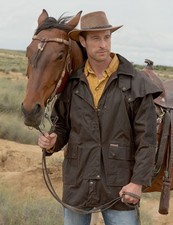 Scippis Drover Jacket Braun