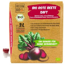 100% Bio Rote Beete Saft 3
