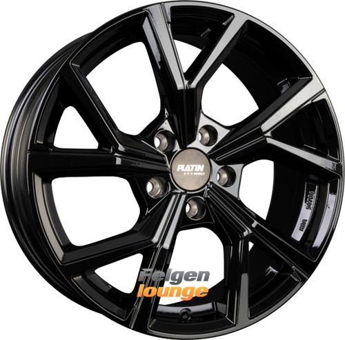 Platin 115 black - black, shiny