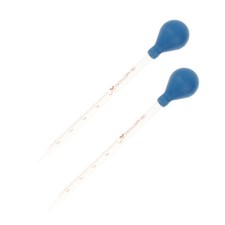 2 Stück Glas Messpipette mit