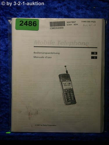 Sony bedienungsanleitung cmd - sony,