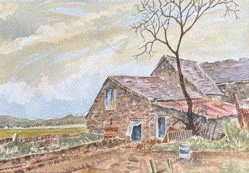 70er jahre vintage - vintage, aquarell